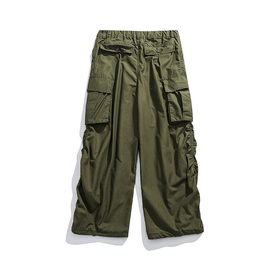 Unisex Weite Cargo-Hose mit Tunnelzugbund, großen Pattentaschen und verstellbarem Saum Shop Nory