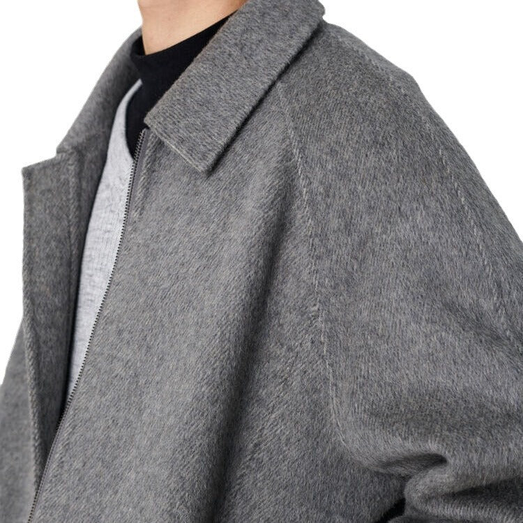 Herren Boxy‑Wollblouson mit verdecktem Zwei‑Wege‑Reißverschluss und Hemdkragen Shop Nory