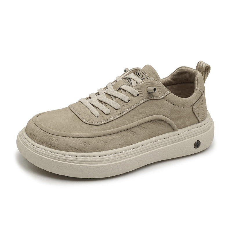 Damen Komfortable Sneakers aus hochwertigem Leder mit dämpfender Laufsohle Shopnory