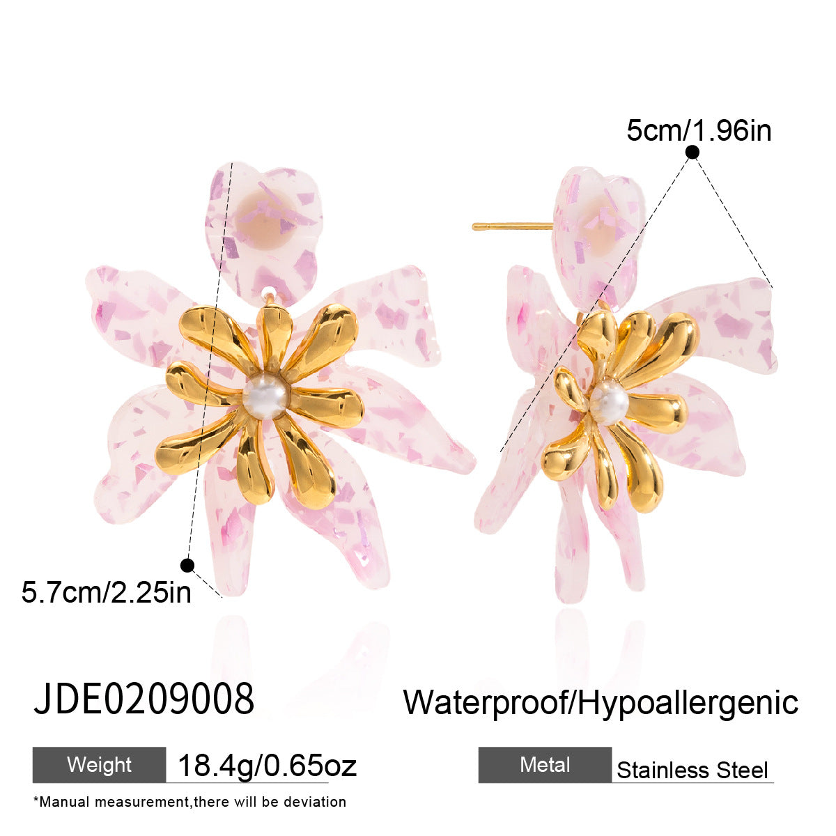 Damen Ohrhänger mit floralem Design und hypoallergenen Eigenschaften Shop Nory