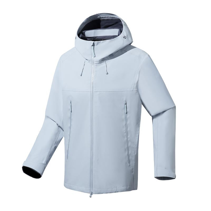 Herren wasser- und winddichte Softshell-Outdoorjacke mit verstellbarer Kapuze Shop Nory