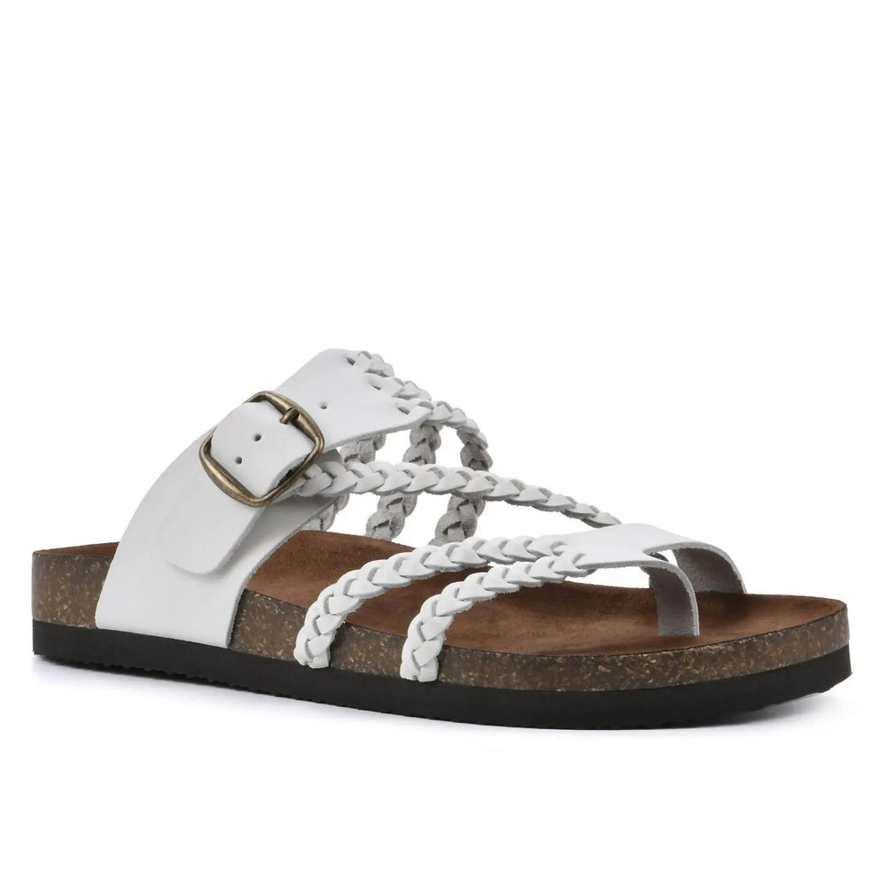 Damen Riemchen-Sandalen mit geflochtenem Design und verstellbarem Riemen