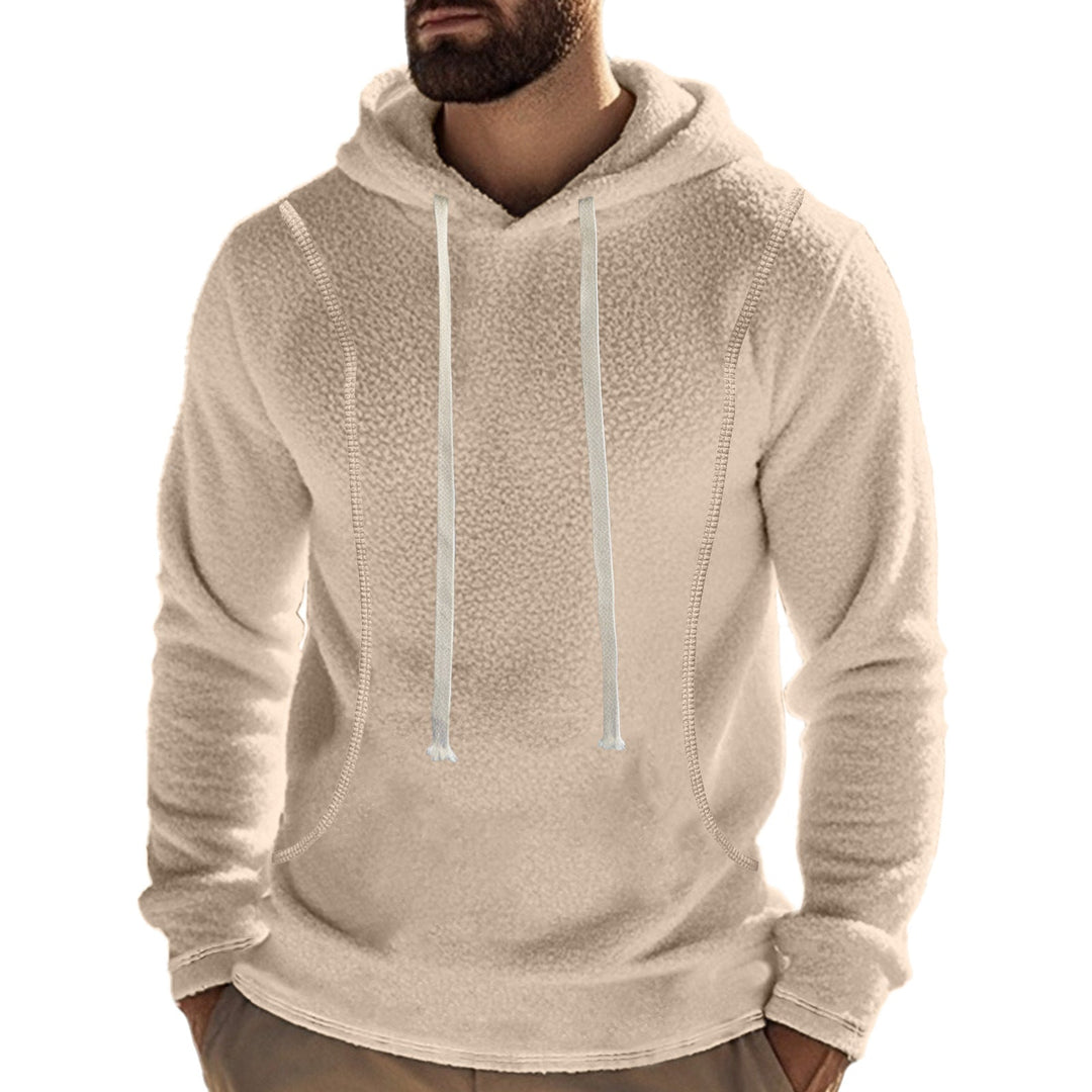 Herren Hochwertiger Fleece-Hoodie mit praktischer Kängurutasche und stylischem Design