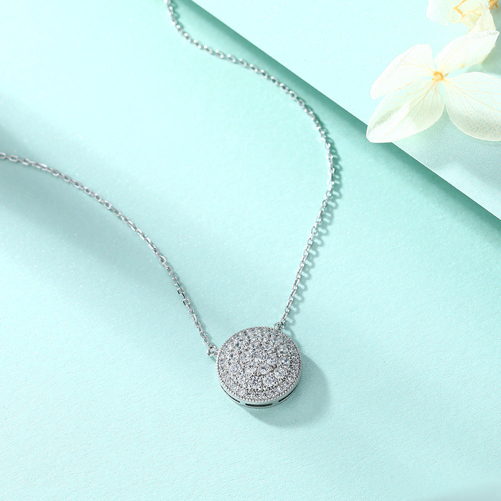 Damen Halskette mit funkelndem Zirkonia-Pavé-Shop Nory
