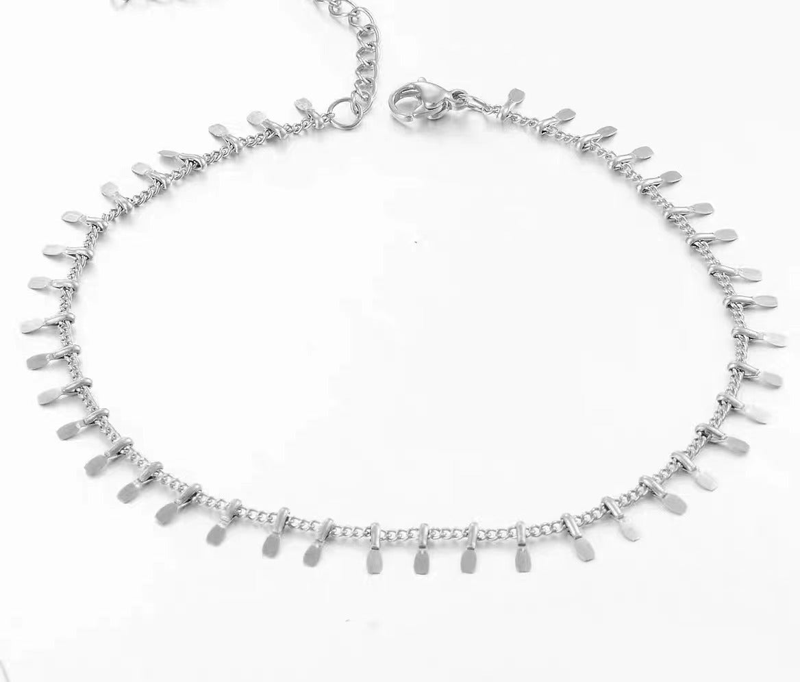 Dainty Gold Chain Fußkettchen für Damen Shop Nory