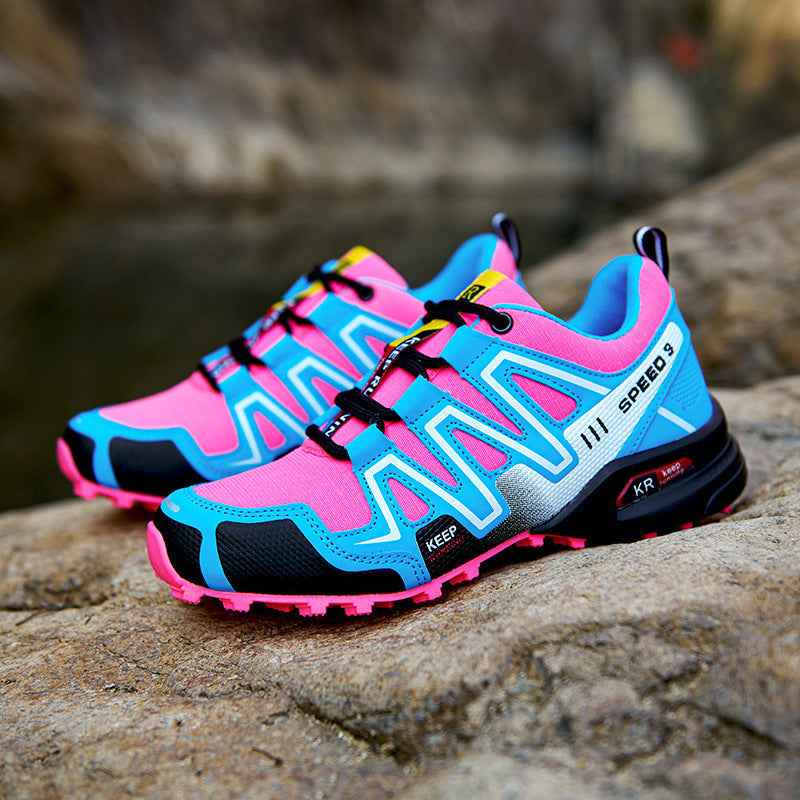 Damen Trail-Running Schuhe mit rutschfester Sohle und atmungsaktivem Obermaterial