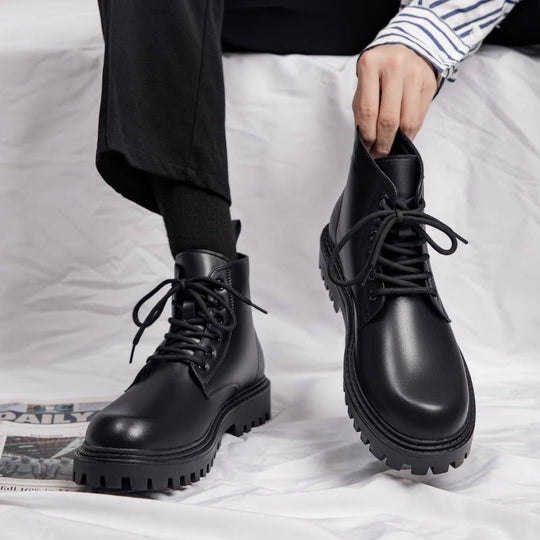 Herren robuste Stiefel mit rutschfester Sohle