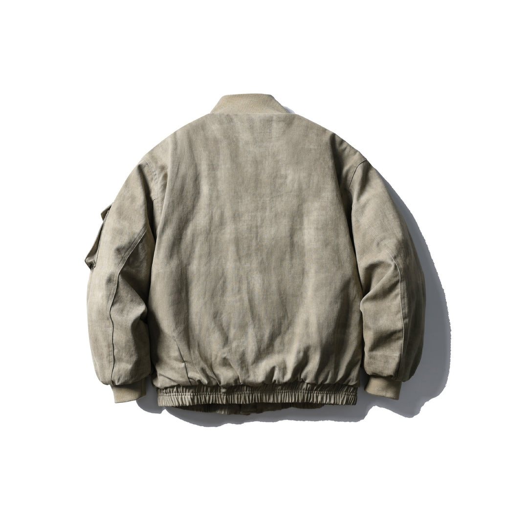Herren Boxy Utility-Blousonjacke mit Stehkragen, Cargo-Ärmel und aufgesetzten Pattentaschen Shop Nory