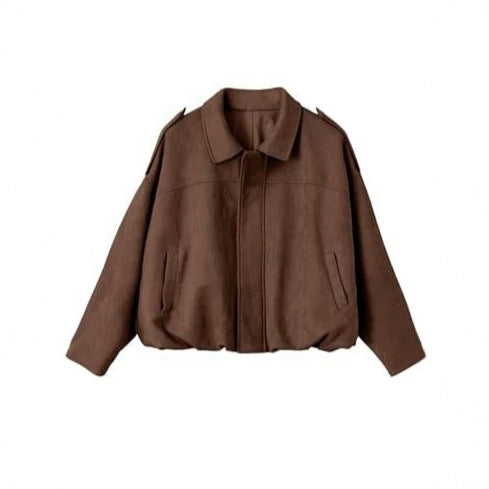 Damen Modische und luftige Oversized Jacke