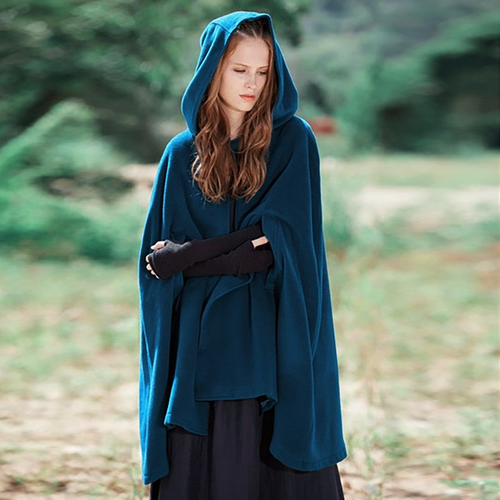 Damen Überwurf Poncho