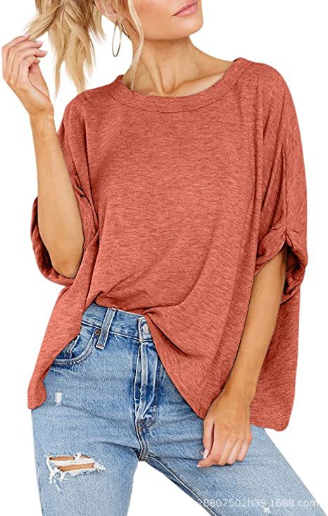 Damen lässiges Oversized T-Shirt