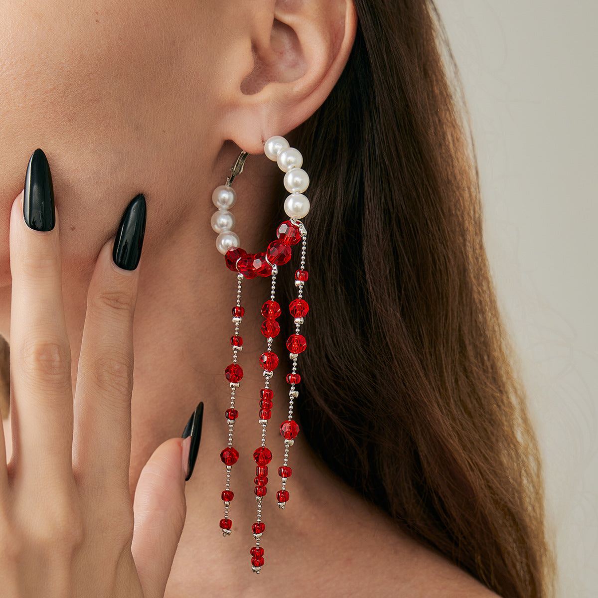 Damen Halskette aus hochwertigem Glasperlen Shop Nory