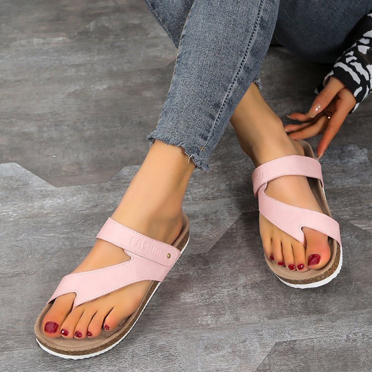 Damen Flip-Flops mit ergonomischem Fußbett