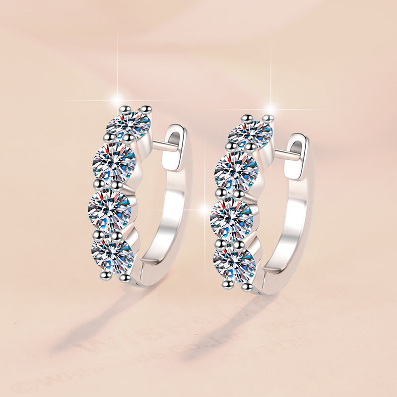 Damen Ohrringe mit funkelnden Zirkonia in elegantem Design Shop Nory