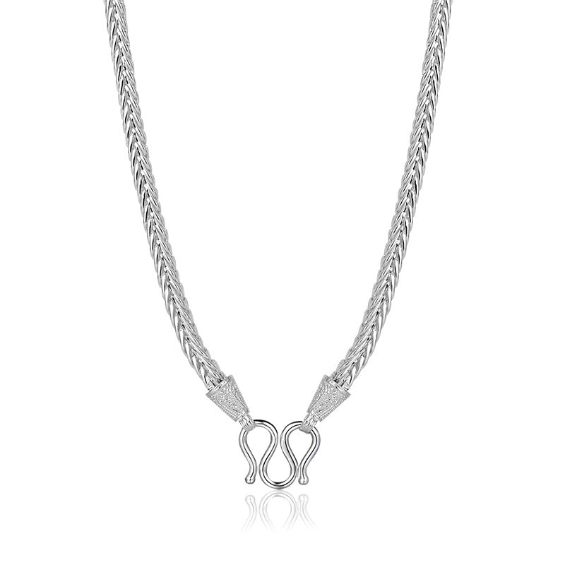 Herren Edelstahl Halskette mit modernem Design und filigranen Akzenten Shop Nory