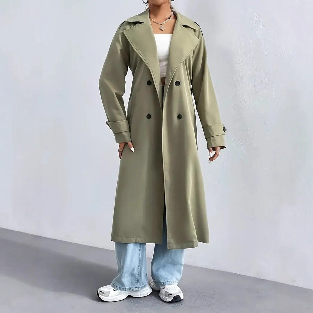 Damen Trenchcoat mit modernem Schnitt von Shopnory