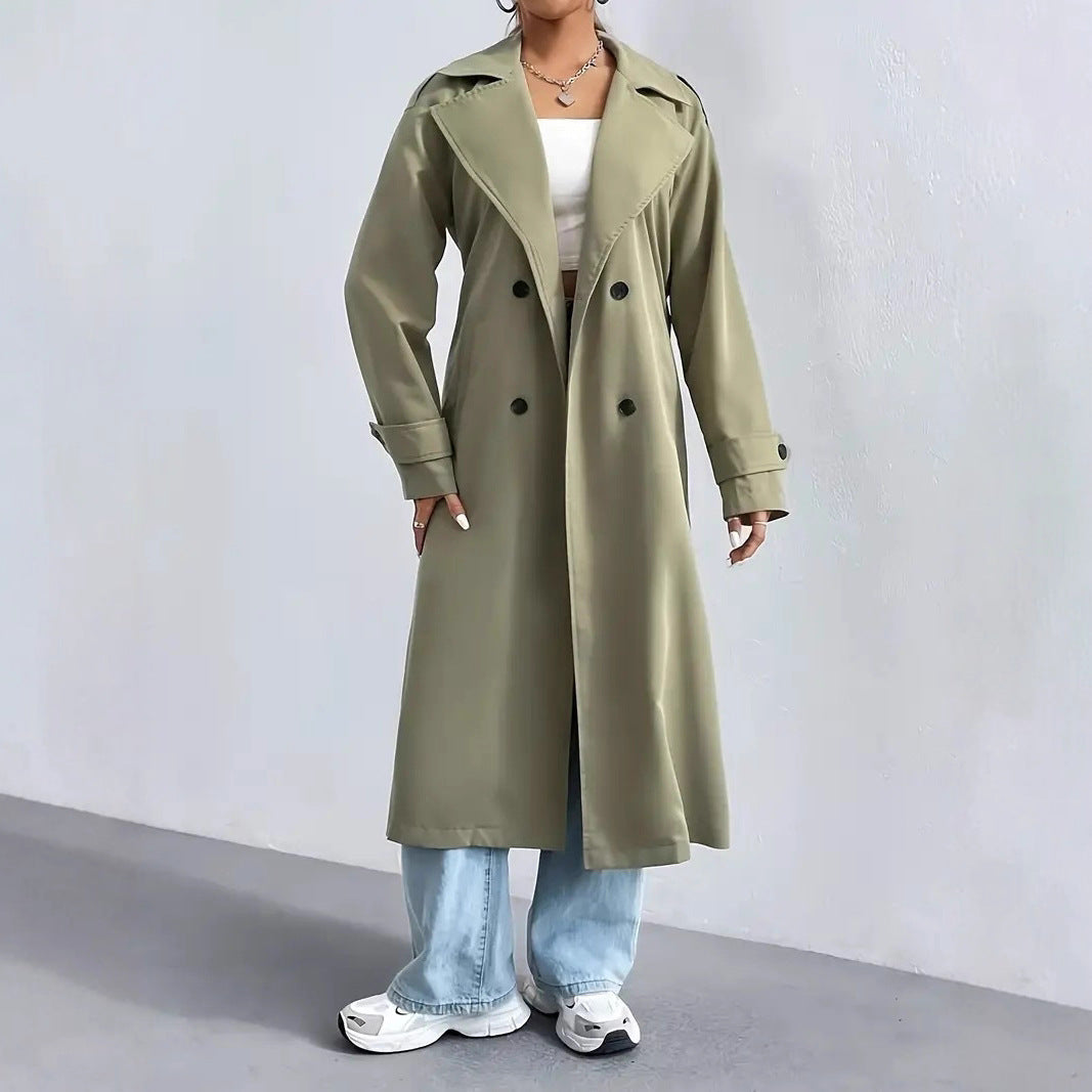 Damen Trenchcoat mit modernem Schnitt von Shopnory
