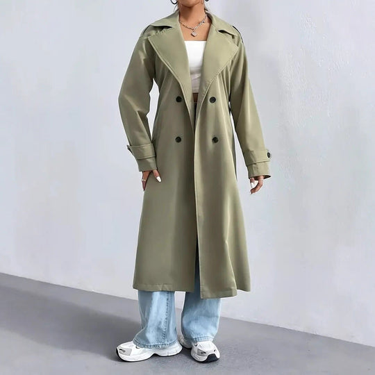 Damen Trenchcoat mit modernem Schnitt von Shopnory