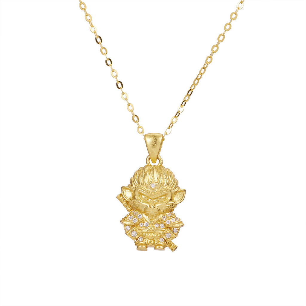 Damen Kette mit einzigartigem Anhänger im Charakterdesign Shop Nory