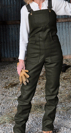 Damen Robuste Workwear-Latzhose aus Canvas mit verstellbaren Trägern und geradem Bein Shop Nory