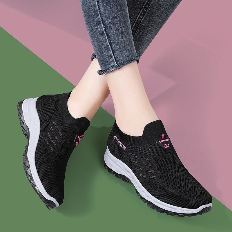 Damen Atmungsaktive Sneaker mit rutschfester Sohle Shop Nory