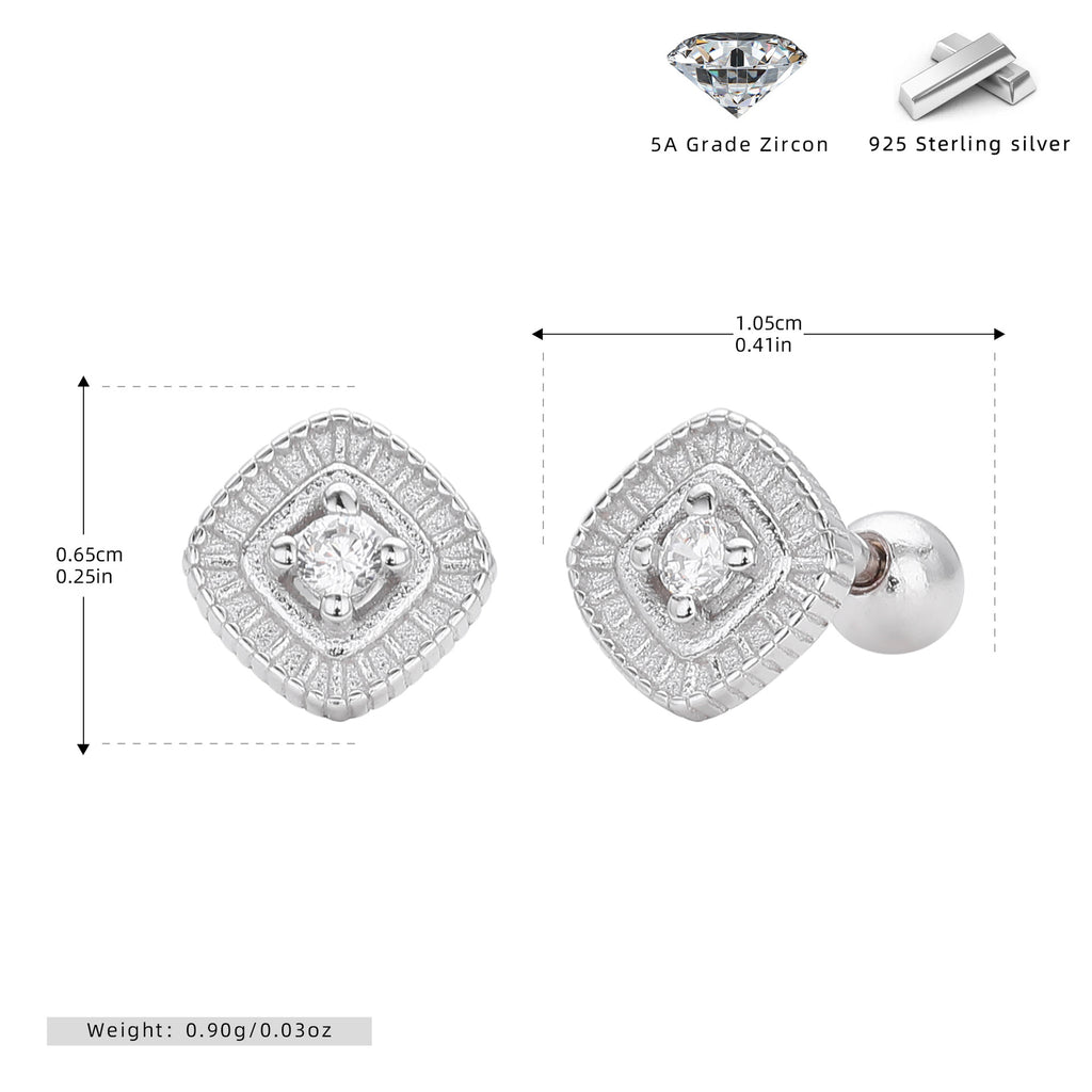 Damen Ohrstecker mit luxuriösem Zirkon und edlem Design Shop Nory