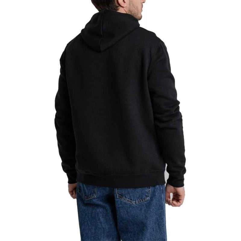 Herren nan lässiger Kapuzenpullover mit Kängurutasche, Tunnelzug und gerippten Bündchen Shop Nory