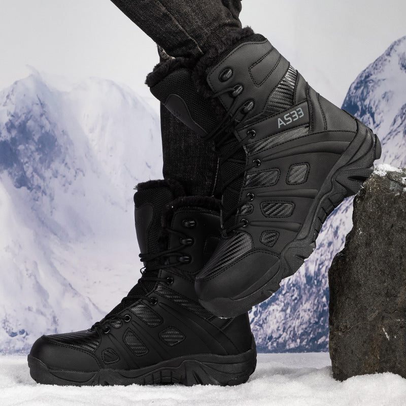 Herren Winterstiefel mit isolierender Innensohle und wasserdichtem Obermaterial