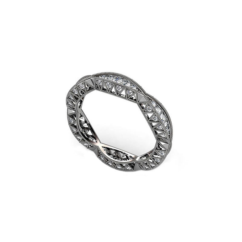 Damen Glamouröser Zirkonia Ring mit kunstvollem Muster Shop Nory