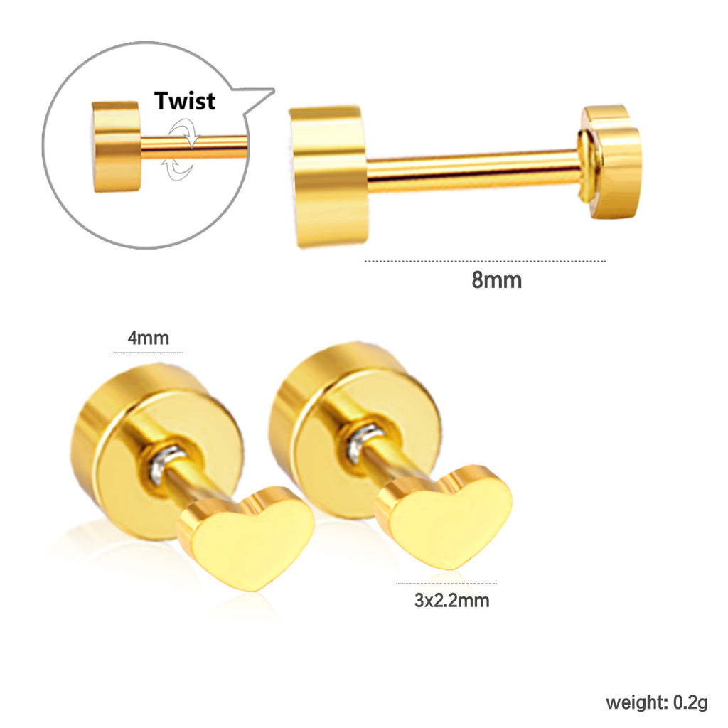 Damen Ohrstecker mit bunten Anhängern im modernen Design Shop Nory