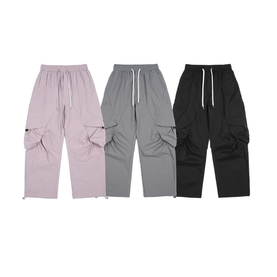 Herren Funktionale Cargo‑Hose im Tech‑Nylon mit elastischem Bund und Kordelzug Shop Nory
