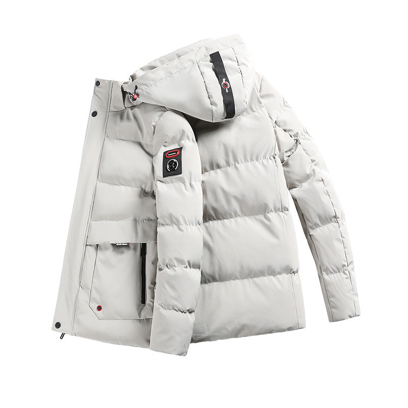 Herren wattierter Parka mit Kapuze und großen Fronttaschen Shop Nory