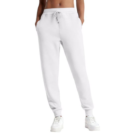 Damen nan schmale High‑Waist Sweat-Jogginghose mit hohem Komfortbund, verstellbarem Kordelzug und elastischen Knöchelbündchen Shop Nory