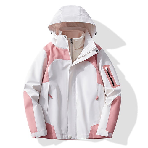 Damen Multifunktionale Trekking-Softshelljacke mit herausnehmbarer Fleece‑Innenlage und Kapuze Shop Nory