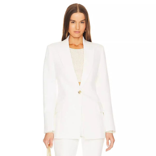 Damen Zweiteiliger Tailoring‑Anzug mit tailliertem Ein‑Knopf‑Blazer und ausgestellter Schlaghose Shop Nory