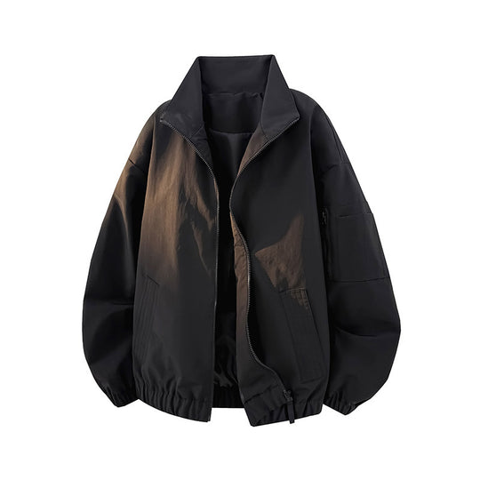 Damen Modische Übergangsjacke mit hohem Kragen und praktischen Taschen Shop Nory