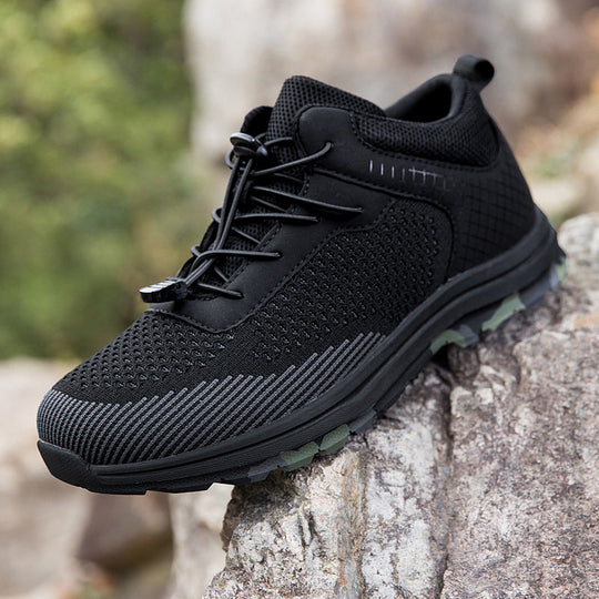 Herren Atmungsaktive Trail-Schuhe mit flexiblem Schnürsystem
