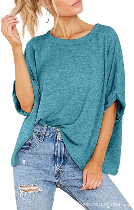 Damen lässiges Oversized T-Shirt