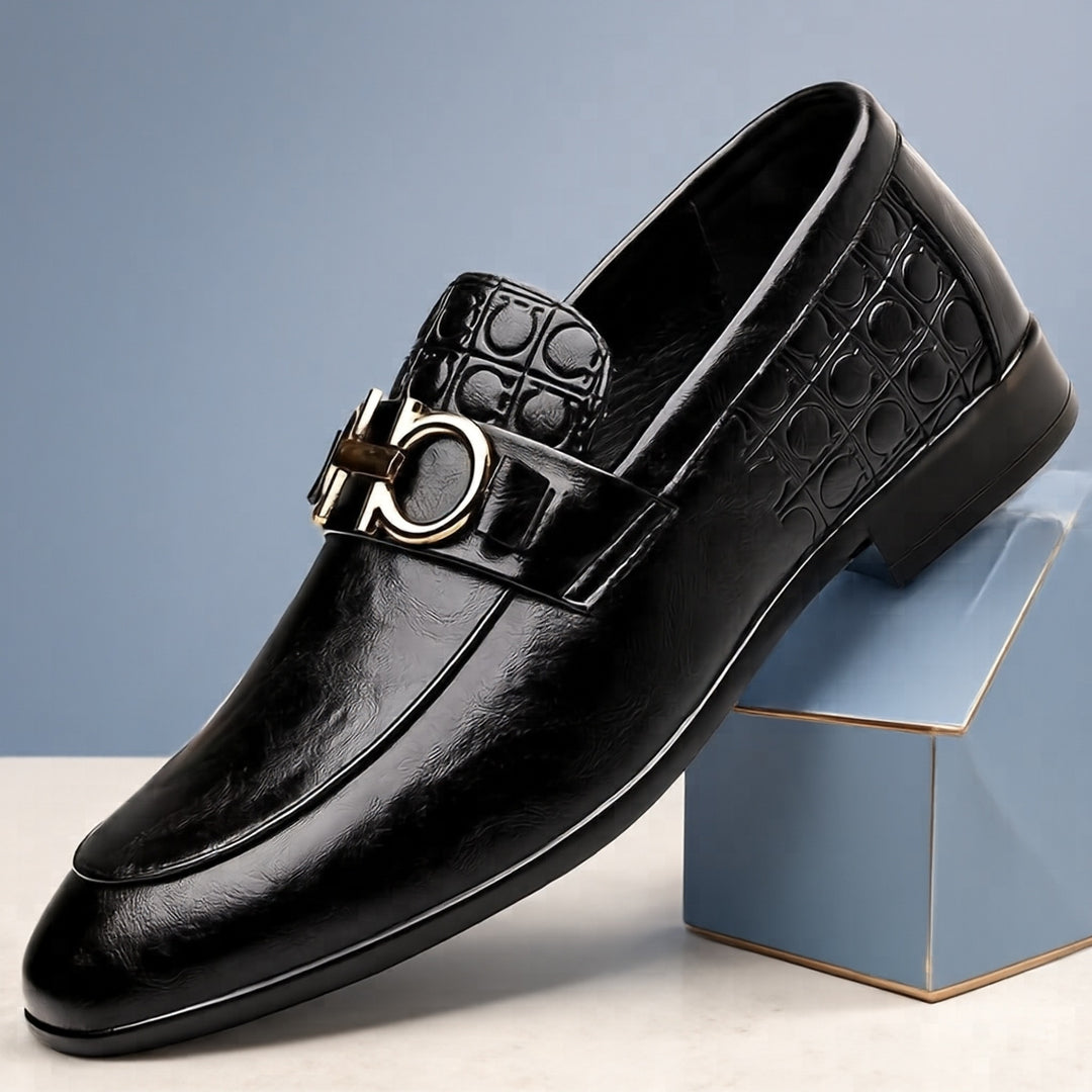Herren Elegante Premium Leder Mokassins Shop Nory