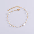Damen Armband mit herzförmigen Perlen und edler Goldkette Shop Nory