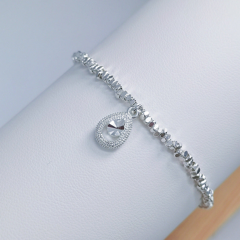 Damen funkelndes Armband mit Tropfenanhänger Shop Nory