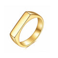 Damen Designerring mit modernem, geometrischem Profil Shop Nory