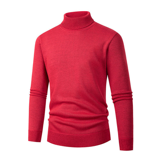 Herren eleganter Rollkragenpullover aus hochwertigem Material