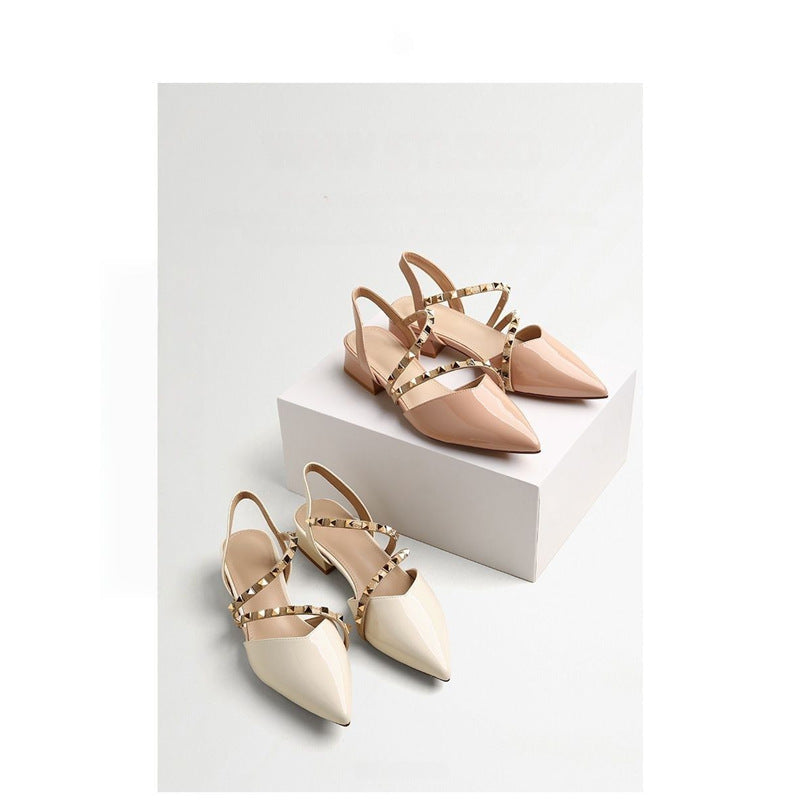 Damen Slingback Pumps mit glamouröser Strassverzierung