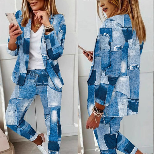Damen Karierte Slim-Fit Jogginghose mit Tunnelzug und Knöchellangem Schnitt Shop Nory