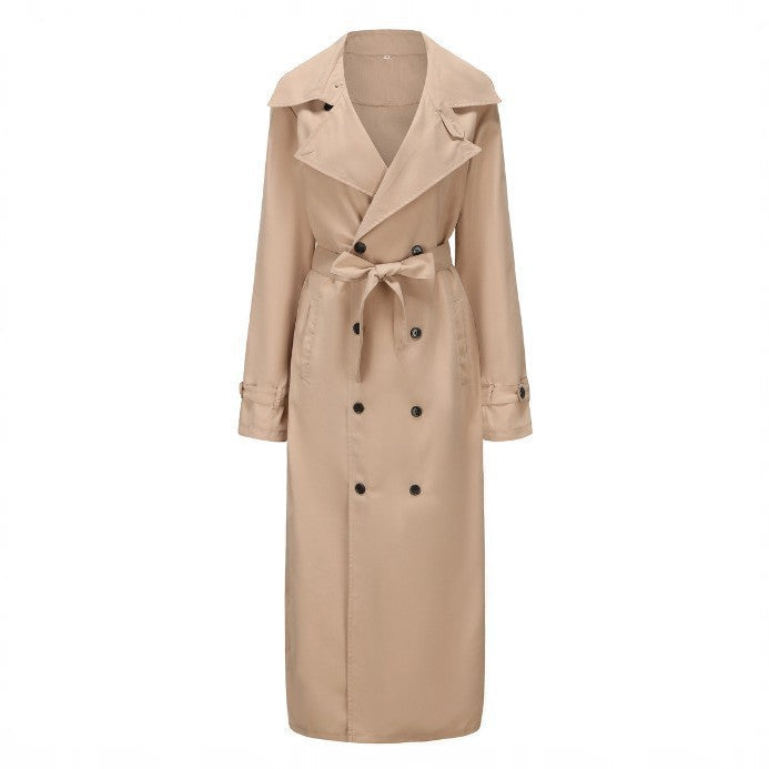 Herren Langer Trenchcoat