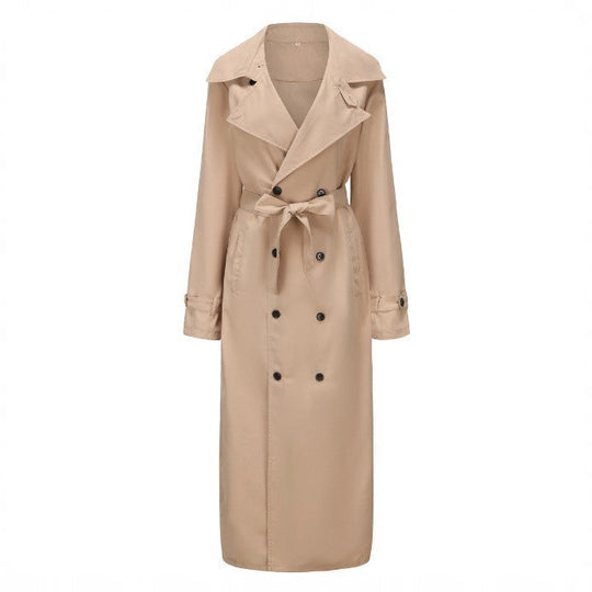 Herren Langer Trenchcoat