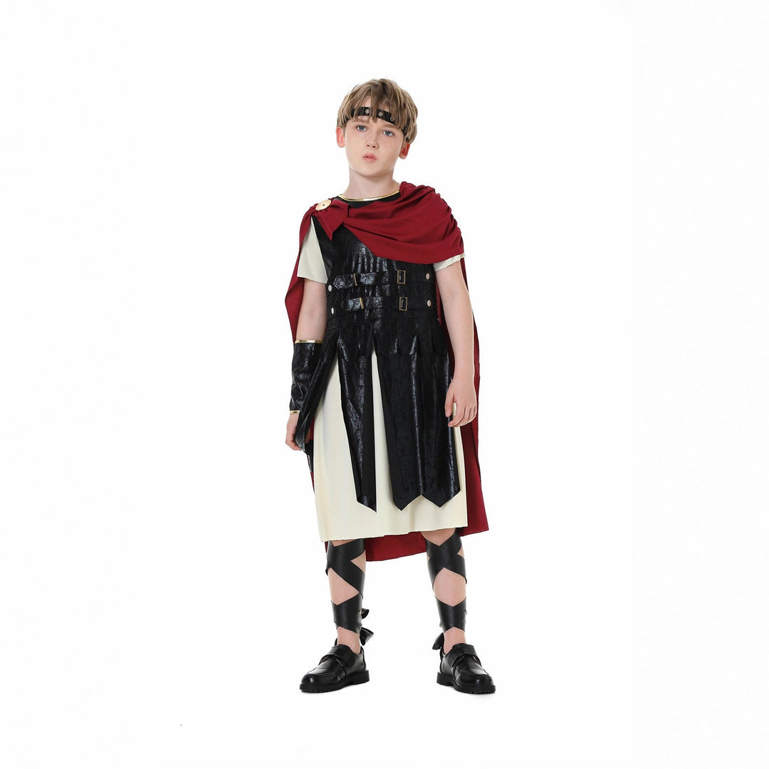 Mädchen Gladiatorinnenkostüm mit Umhang und Accessoires Shop Nory