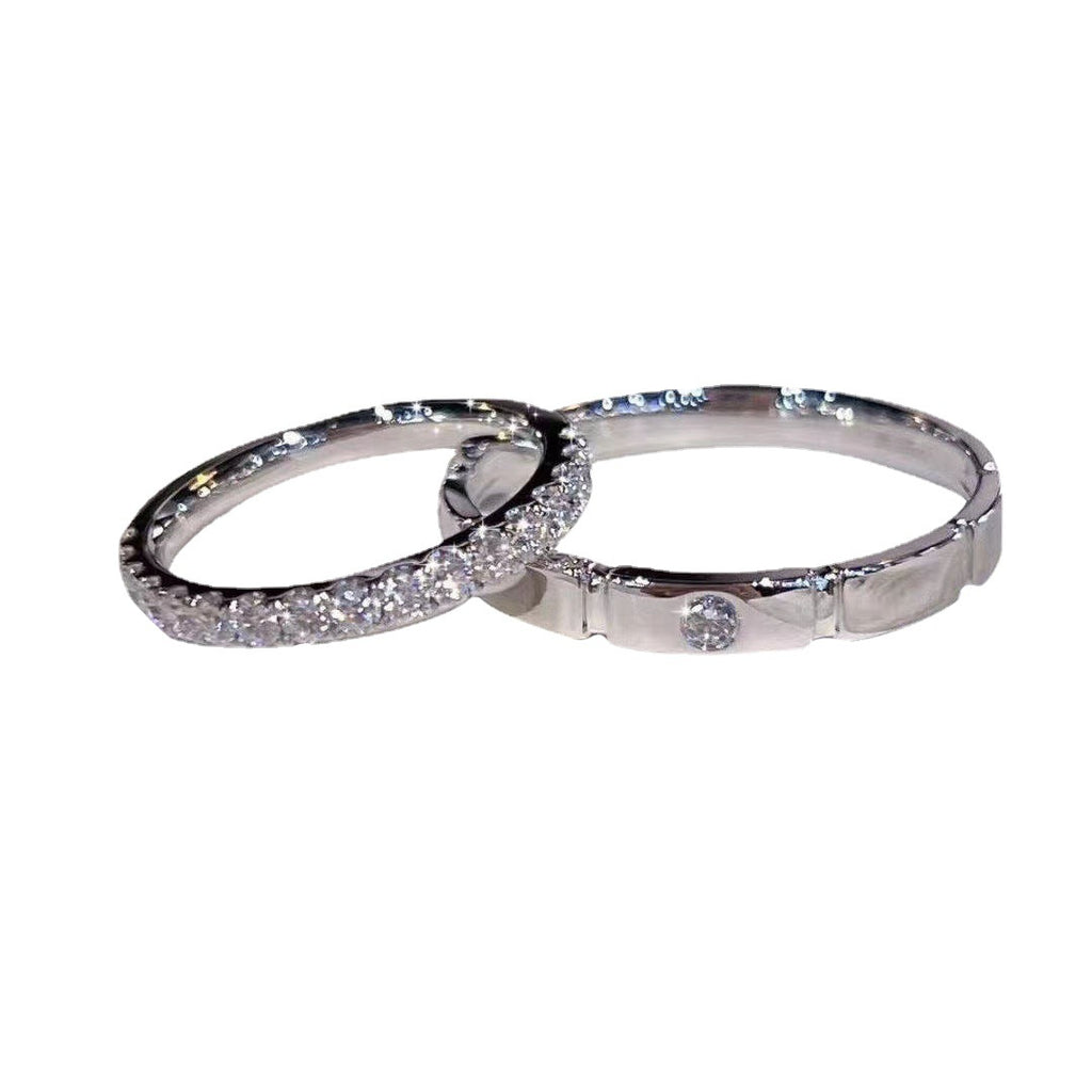 Damenring mit funkelndem Zirkonia-Besatz Shop Nory