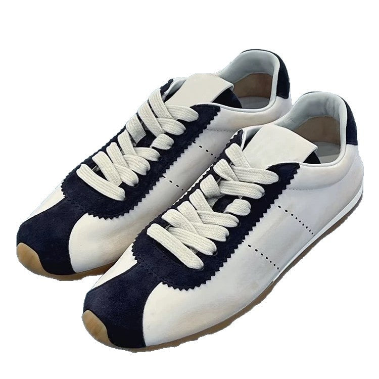 Damen Sneakers im eleganten Retro-Design mit atmungsaktiver Oberflächenstruktur